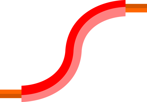 Red electric wire icon png