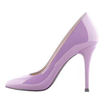 Elegant High Heel Shoe on White on transparent background. png