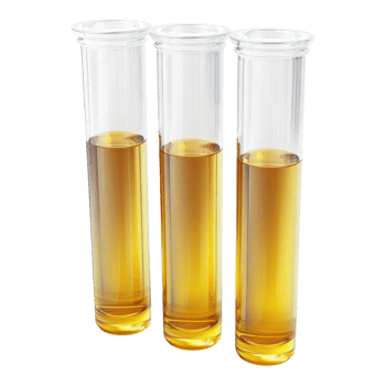 Laboratory Test Tubes with Liquid on transparent background. png