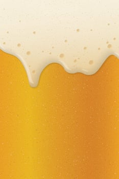 Beer form overflowing from the mug full of beer vertical background graphic illustration. vector
