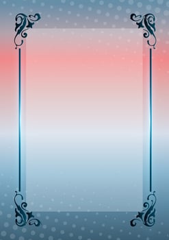 Empty frame for your congratulations vector