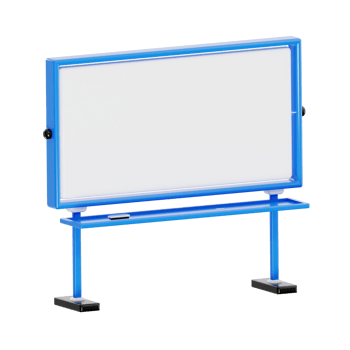 3D Modern Teaching Board on Adjustable Stand png