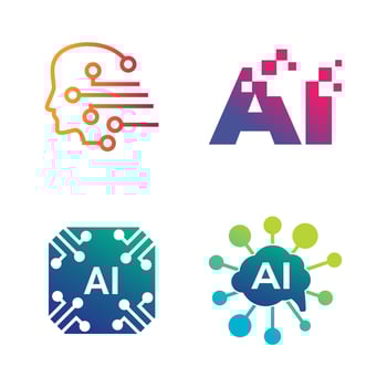 Ai logo design vector