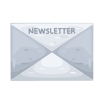 Illustration of Email newsletter vector