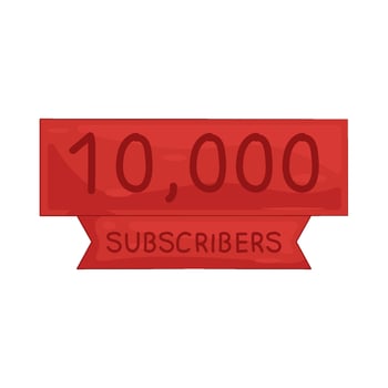 Illustration of Subscriber vector