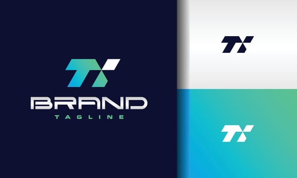 monogram letter TI modern logo vector