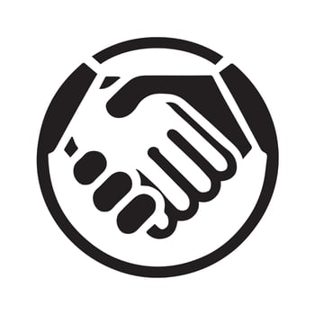 Deal Partnership Handshake Icon vector