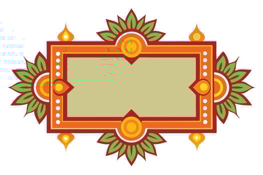 Frame template season celebration vector