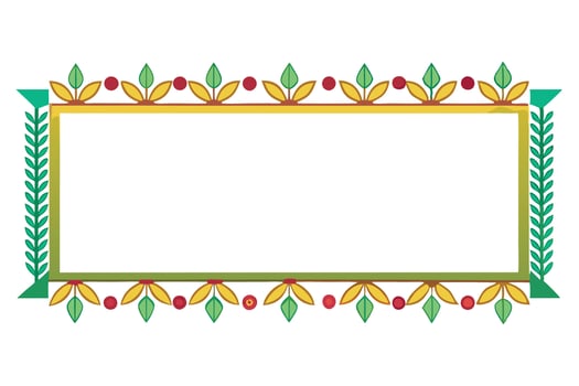 Gold golden basic shape Frame vector