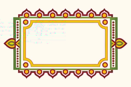 Gold Border Frame Background vector