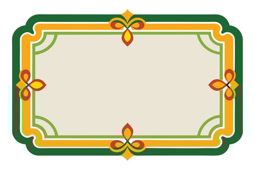 illustration for border frame vector