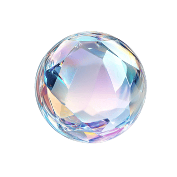 Crystal Ball with Iridescence png