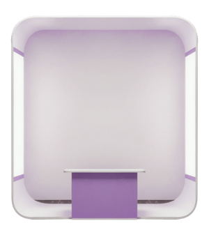Modern Booth Mockup Design png