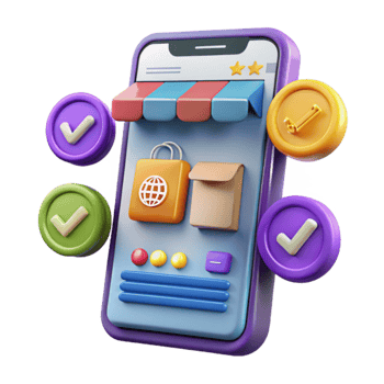 Mobile Shopping App Secure Online Store, Easy Checkout, and Fast Delivery png