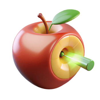 Laser Core Fruit Analysis with Innovative Technology png