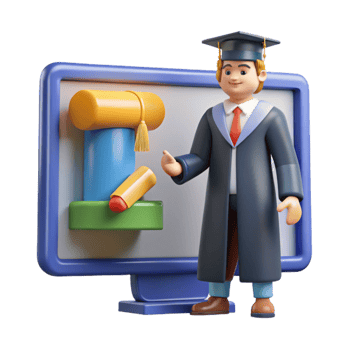 Online Graduation E-Learning Diploma png