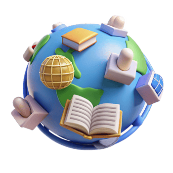Global Education Books, Learning, and World Knowledge png