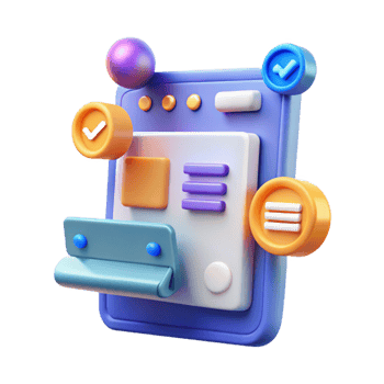 Mobile App Interface Design 3D UI Elements, User Experience, and Features png