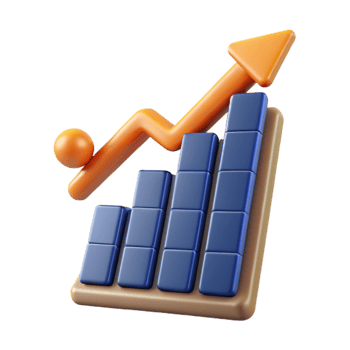 Growth Chart Upward Trend, Data Visualization, Progress, Success, Statistics, Metrics, Financial Growth, Business Analytics, Market Increase, Economic Growth png