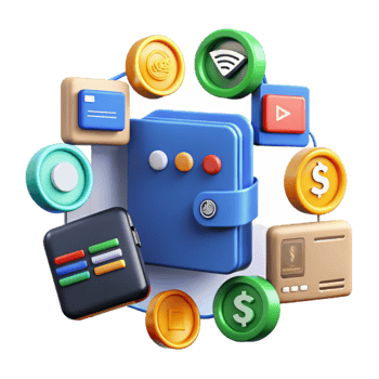 Digital Wallet Mobile Payment, Online Banking, and Finance App png