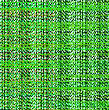 Texture in the form of green fabric on a white background vector