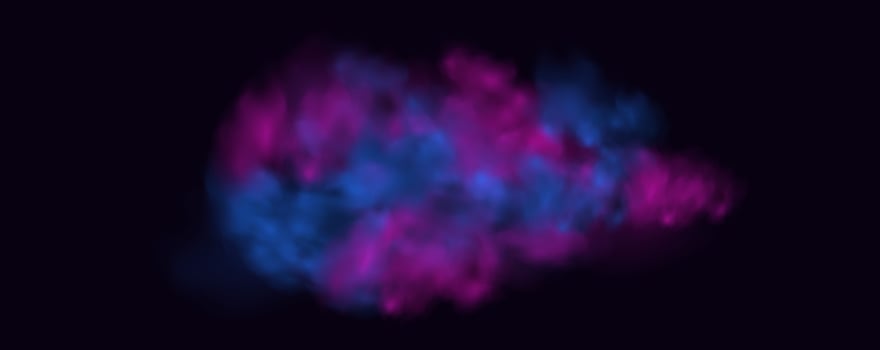 Magic drifts with each puff of smoke. vector