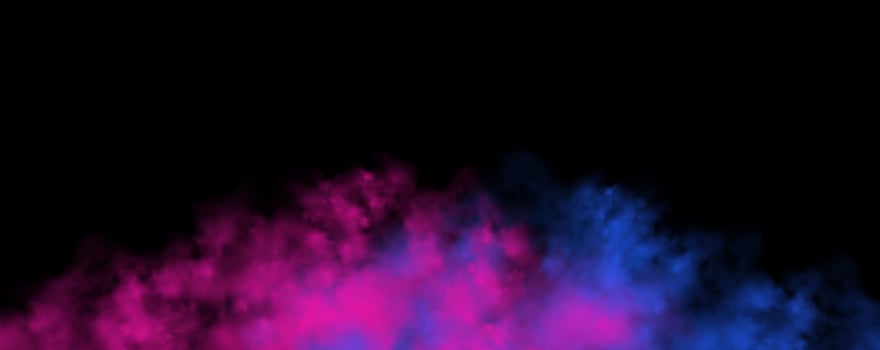Pink and Dreamy Blue Clouds vector