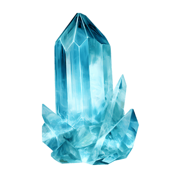 Aquamarine, isolated on transparent background png