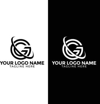 Initial letter G logo vector