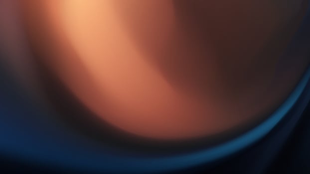 Abstract background with flowing bronze and blue hues vector