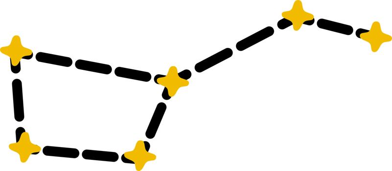 Big dipper Star constellation png