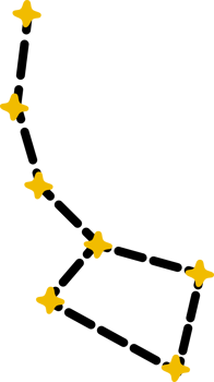 Little dipper Star constellation png
