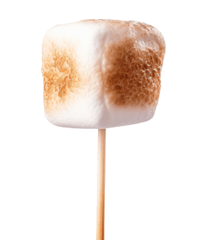 Stick with fried marshmallow png
