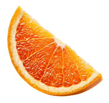 Slice of orange png