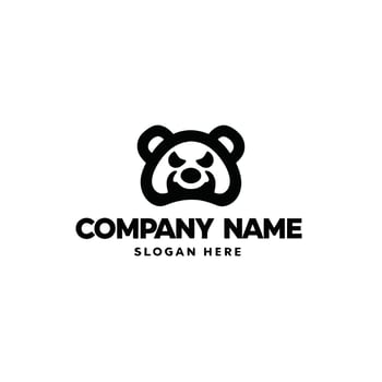 a black and white logo for a company vector