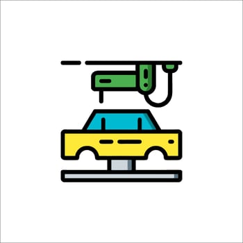 Car wash icon, illustration vector