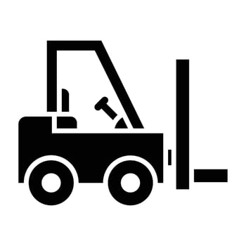 Forklift Icon Design vector