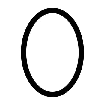 Oval Icon Design For Personal nad Commercial Use vector