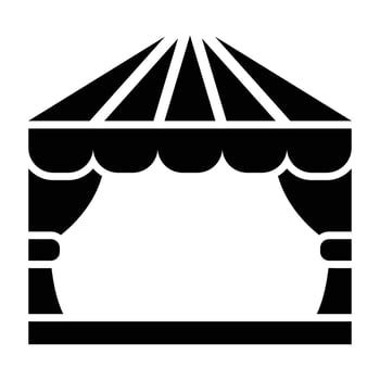 Tent Icon Design For Personal nad Commercial Use vector