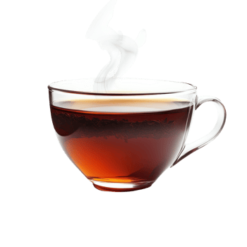 Steam Rising from Teacup A Perfect Brew on transparent background. png