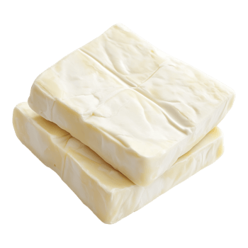Two pieces of cheese are stacked on top of each other png