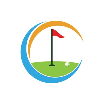 Label of golf championship vector