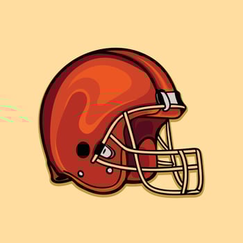 American Football Halmet illustration design. vector