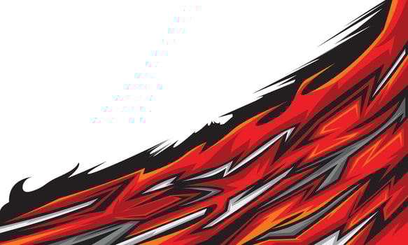 Abstract geometric red stripes racing background for car wrap vinyl decal vector