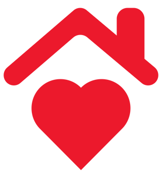 Home Sweet Home Love with Roof and Chimney with Red Version png