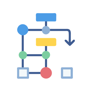Flowchart design process creative workspace digital graphics professional environment visual concept png