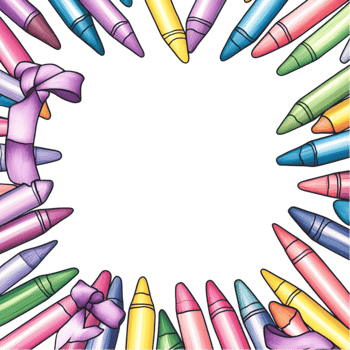 Colorful Pencils Design On Transparent Background png