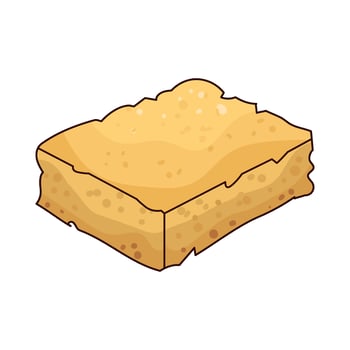Illustration of kitchen sponges vector