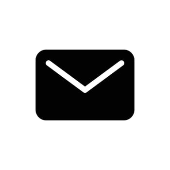 email icon simple on a white background vector