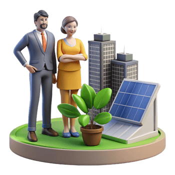 Sustainable Urban Development Green Buildings Solar Energy Solutions png